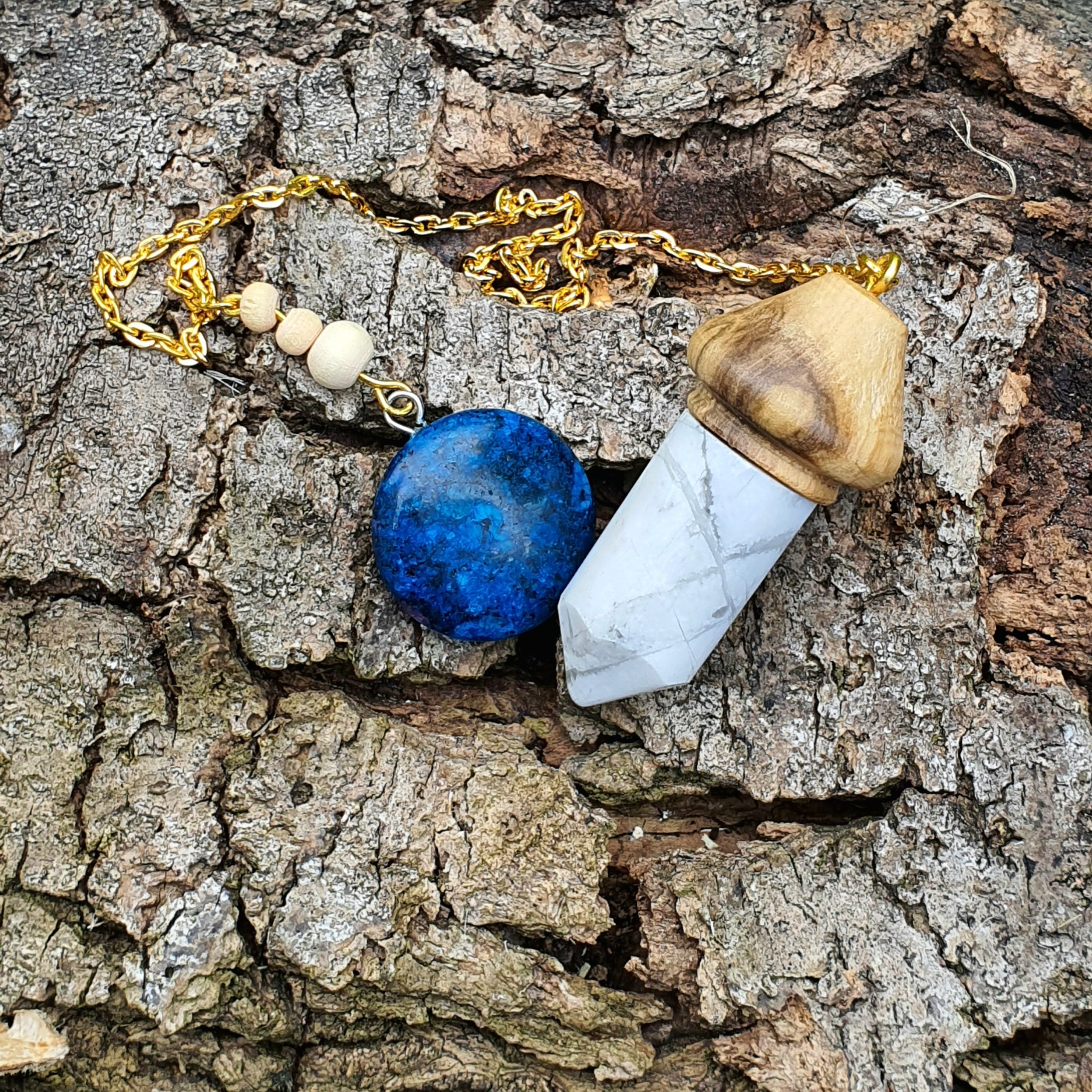 Bois de houx et howlite – Image 5