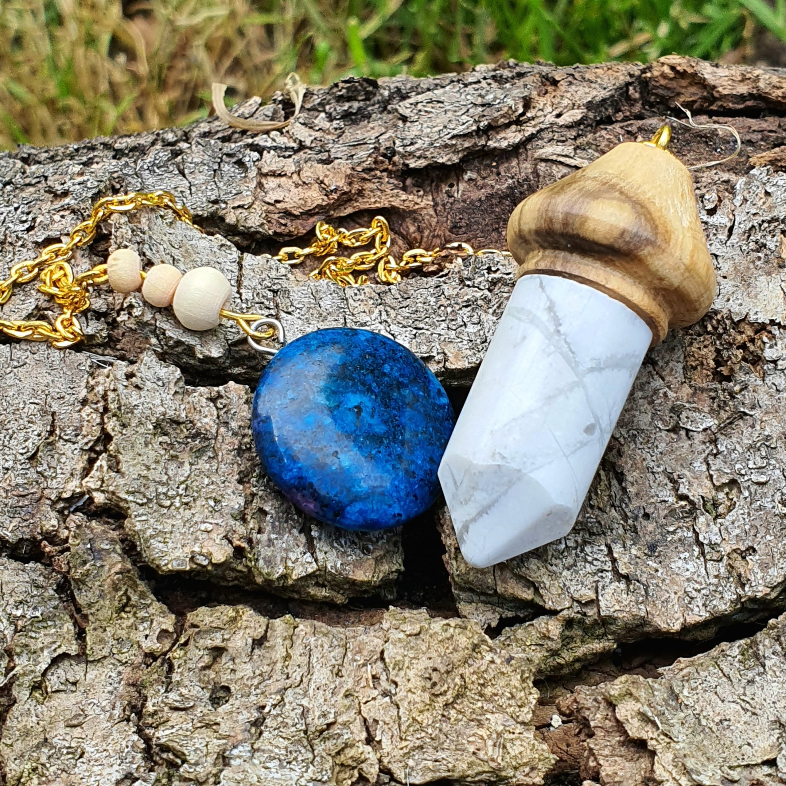 Bois de houx et howlite – Image 4