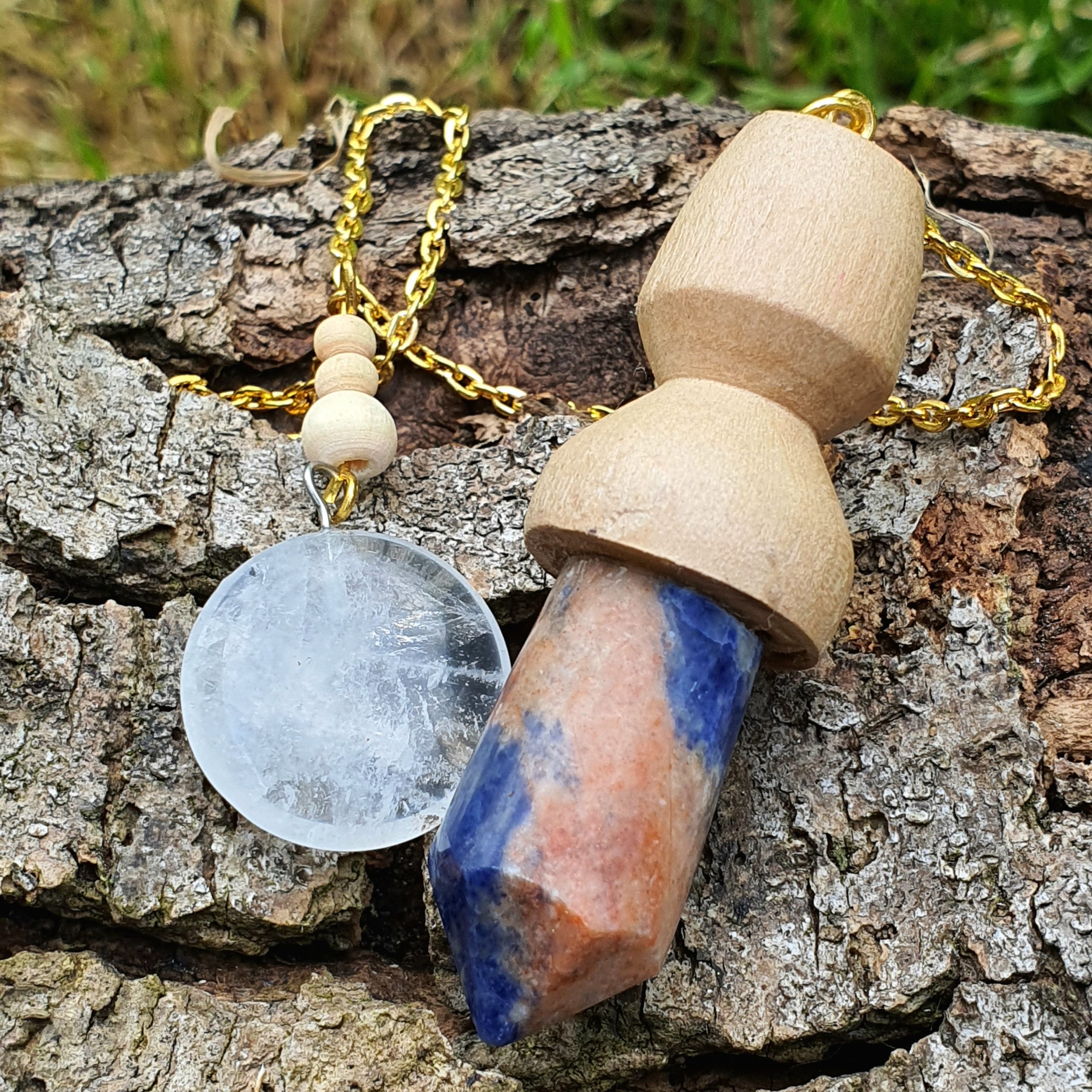 Bois de poirier et sodalite orange – Image 3