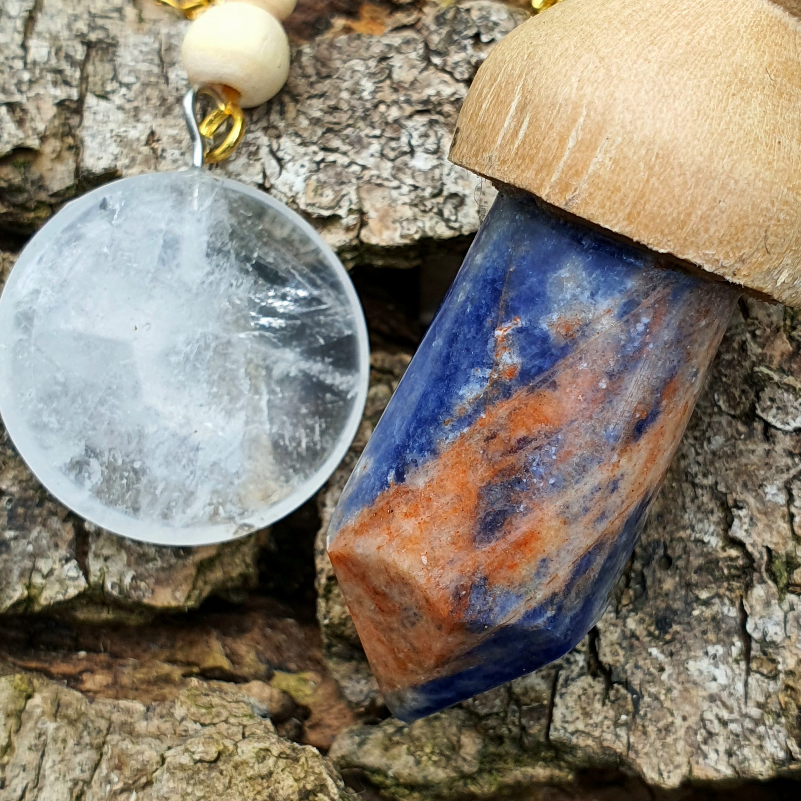 Bois de poirier et sodalite orange – Image 5