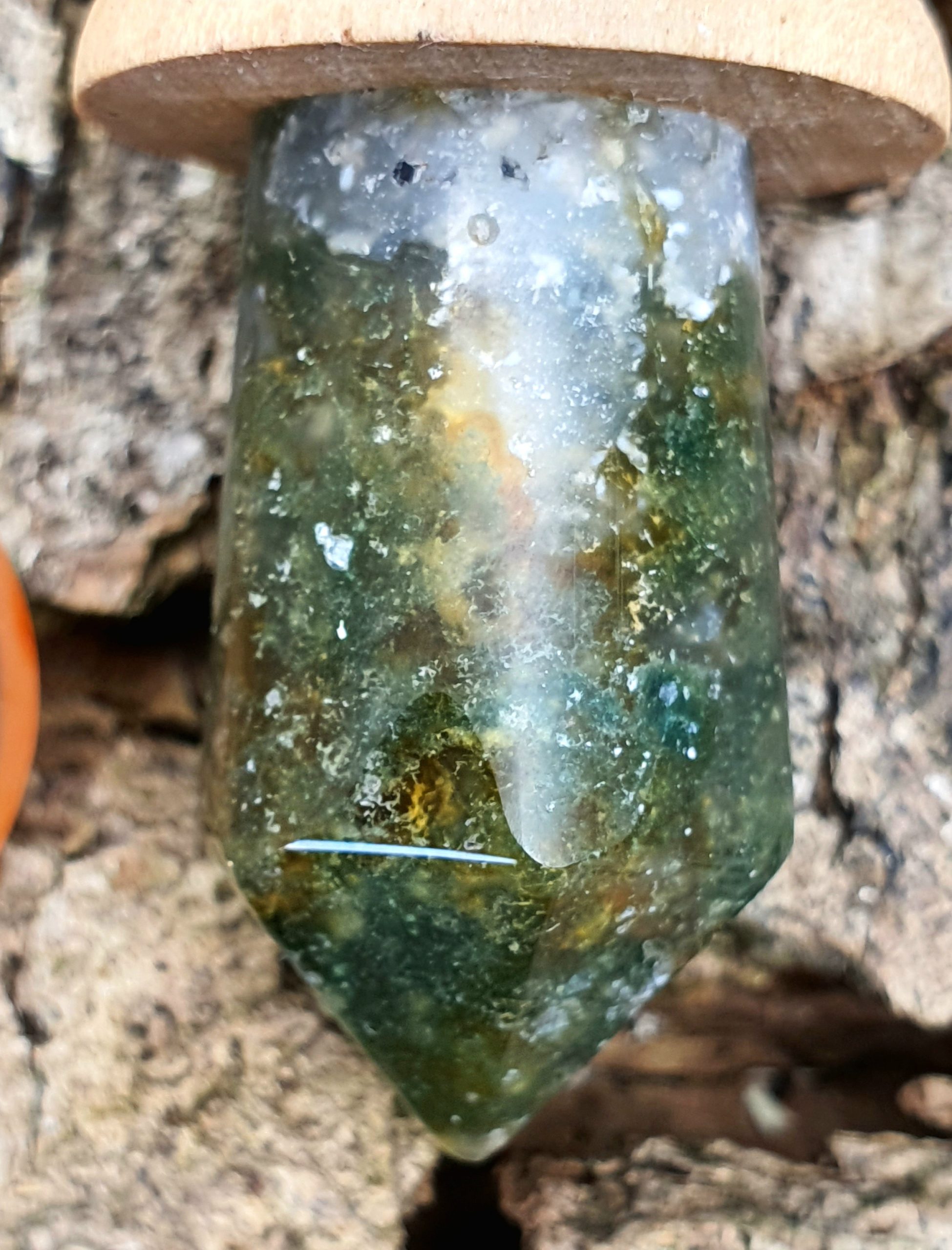 Bois de poirier et agate mousse – Image 5