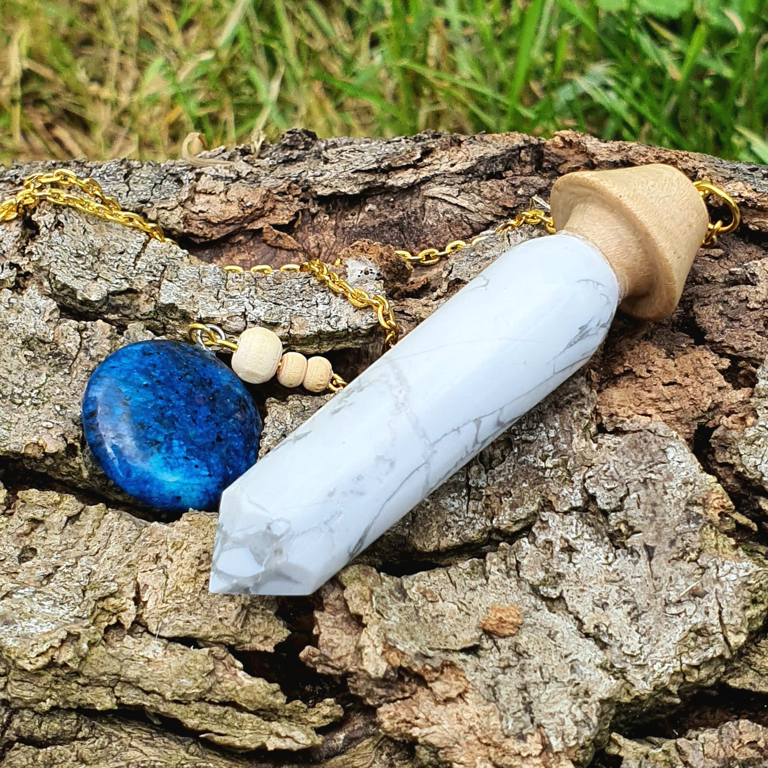 Bois de hêtre et howlite – Image 4