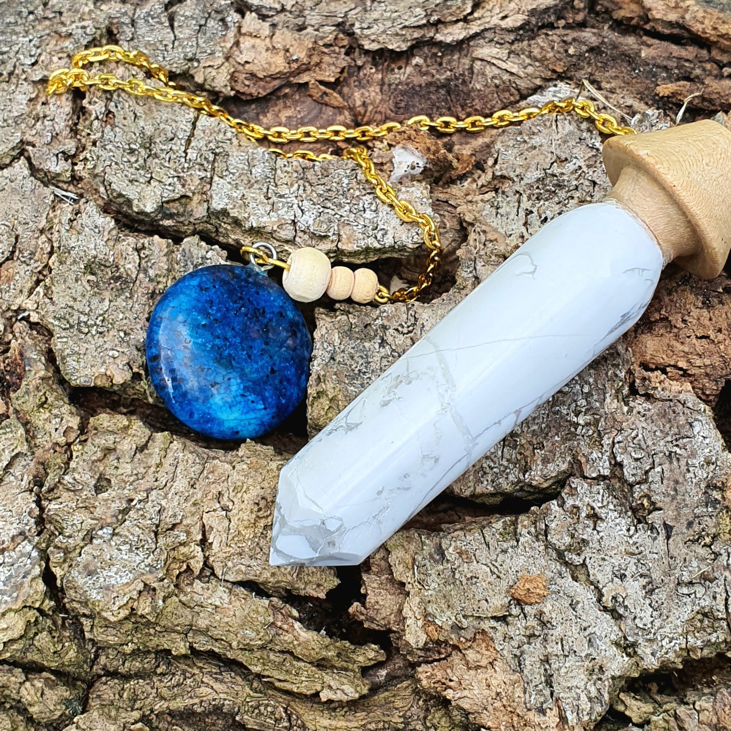 Bois de hêtre et howlite – Image 3