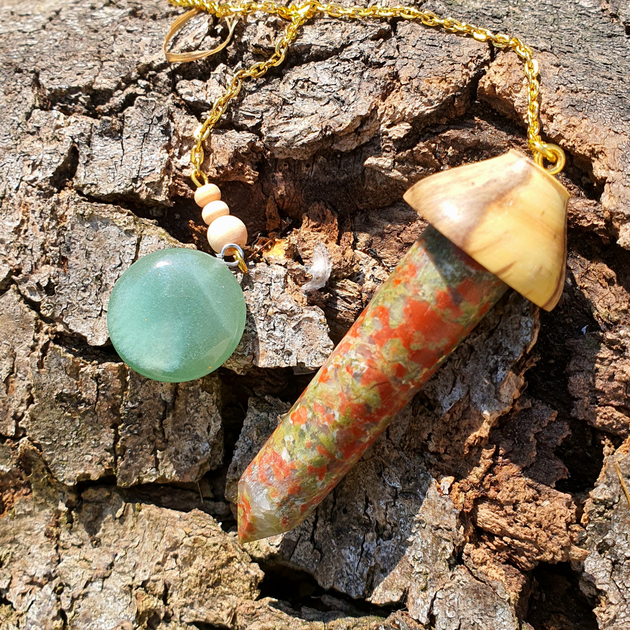 Unakite et bois de houx – Image 5