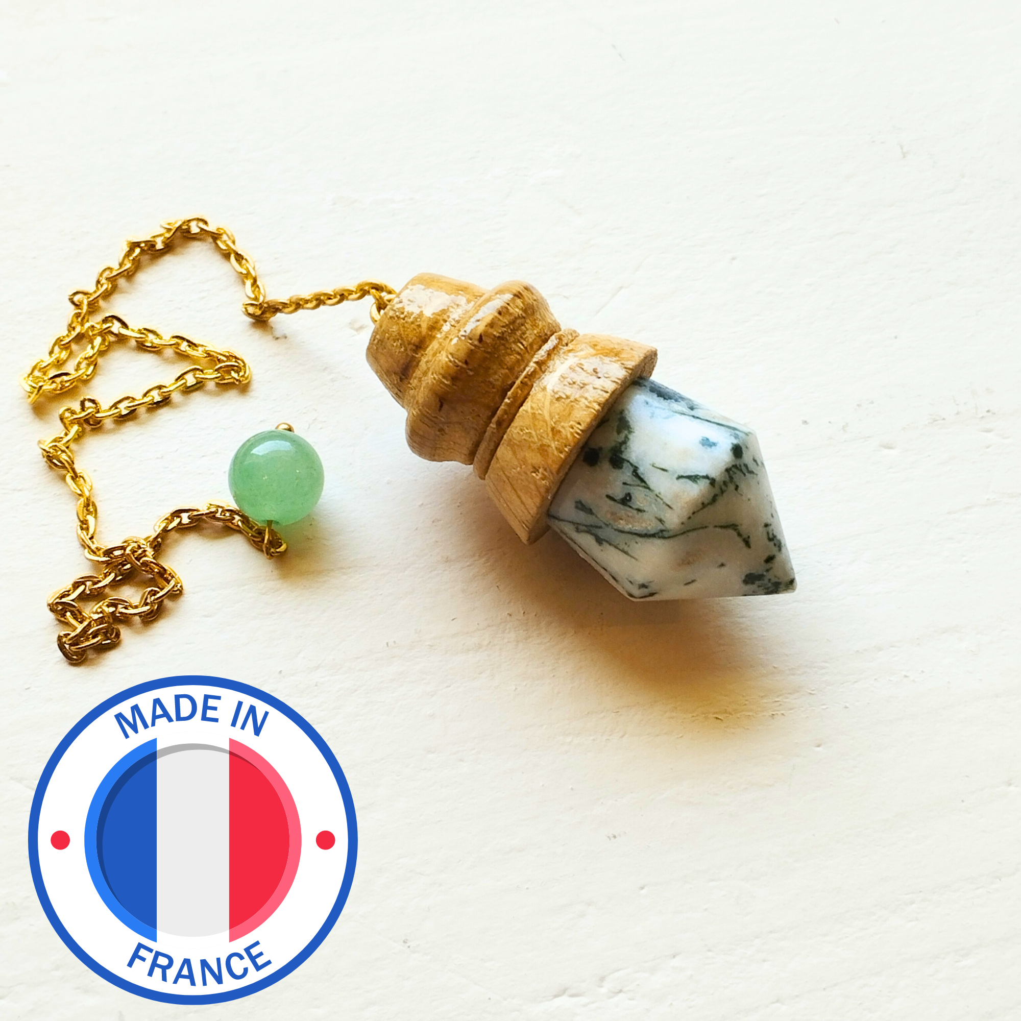 Agate arbre - bois de chêne – Image 2