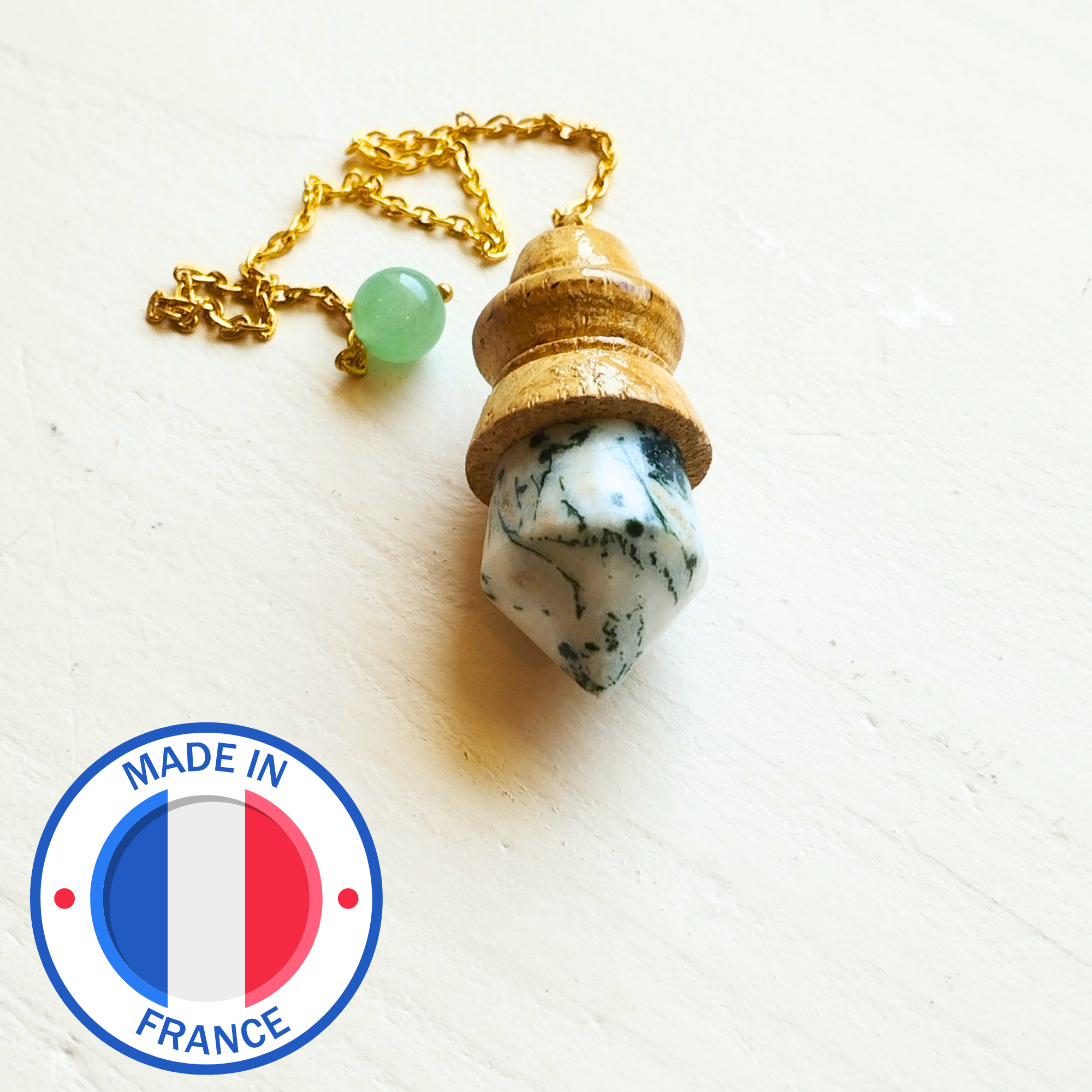 Agate arbre - bois de chêne