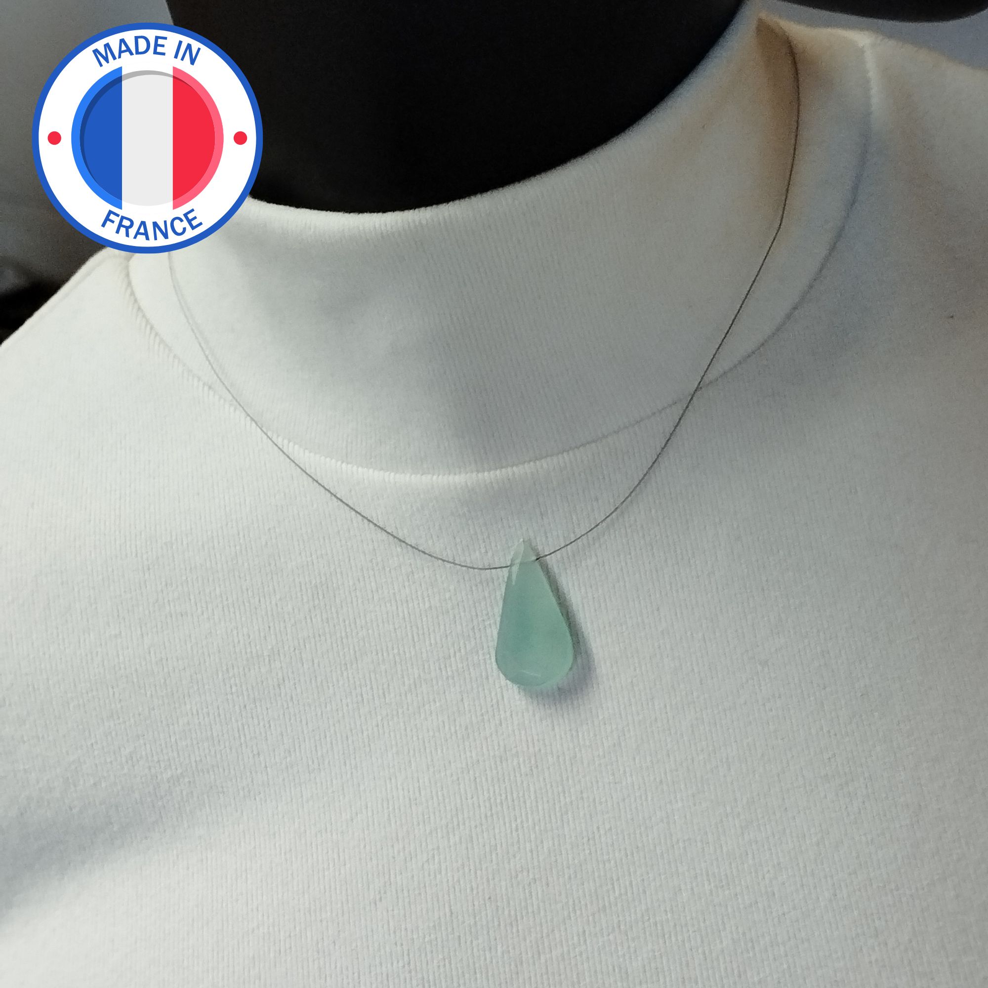 Pendentif Calcédoine bleue – Image 2