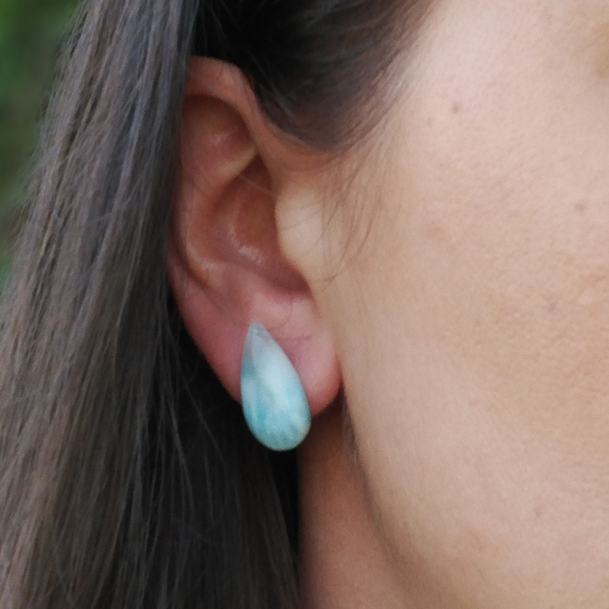Boucles d'oreilles larimar – Image 3