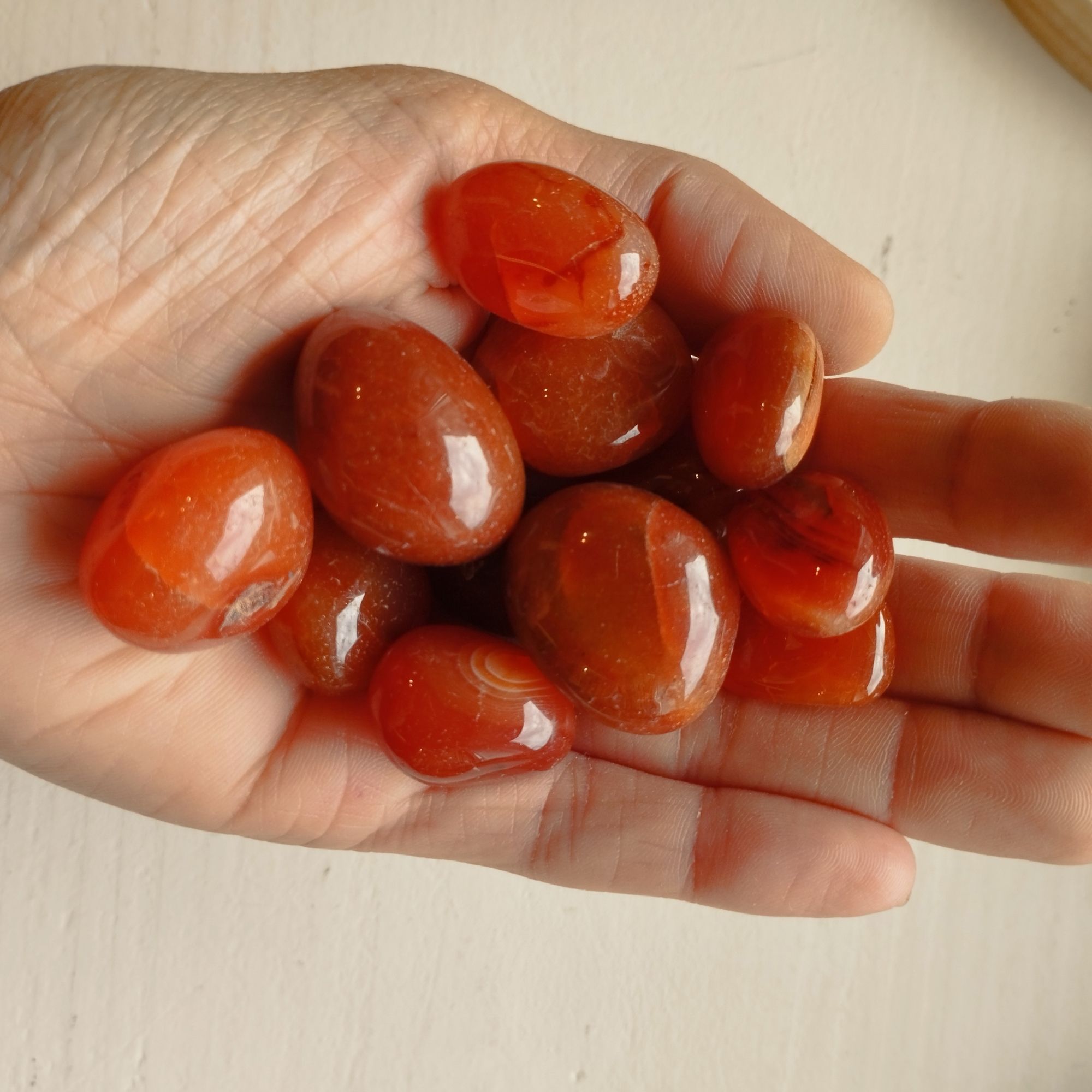 Pierre roulée Cornaline