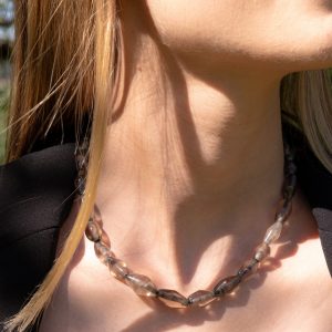 Collier Quartz fumé