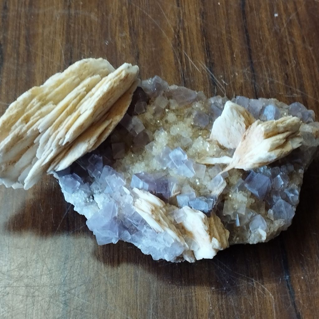 baryte sur fluorine