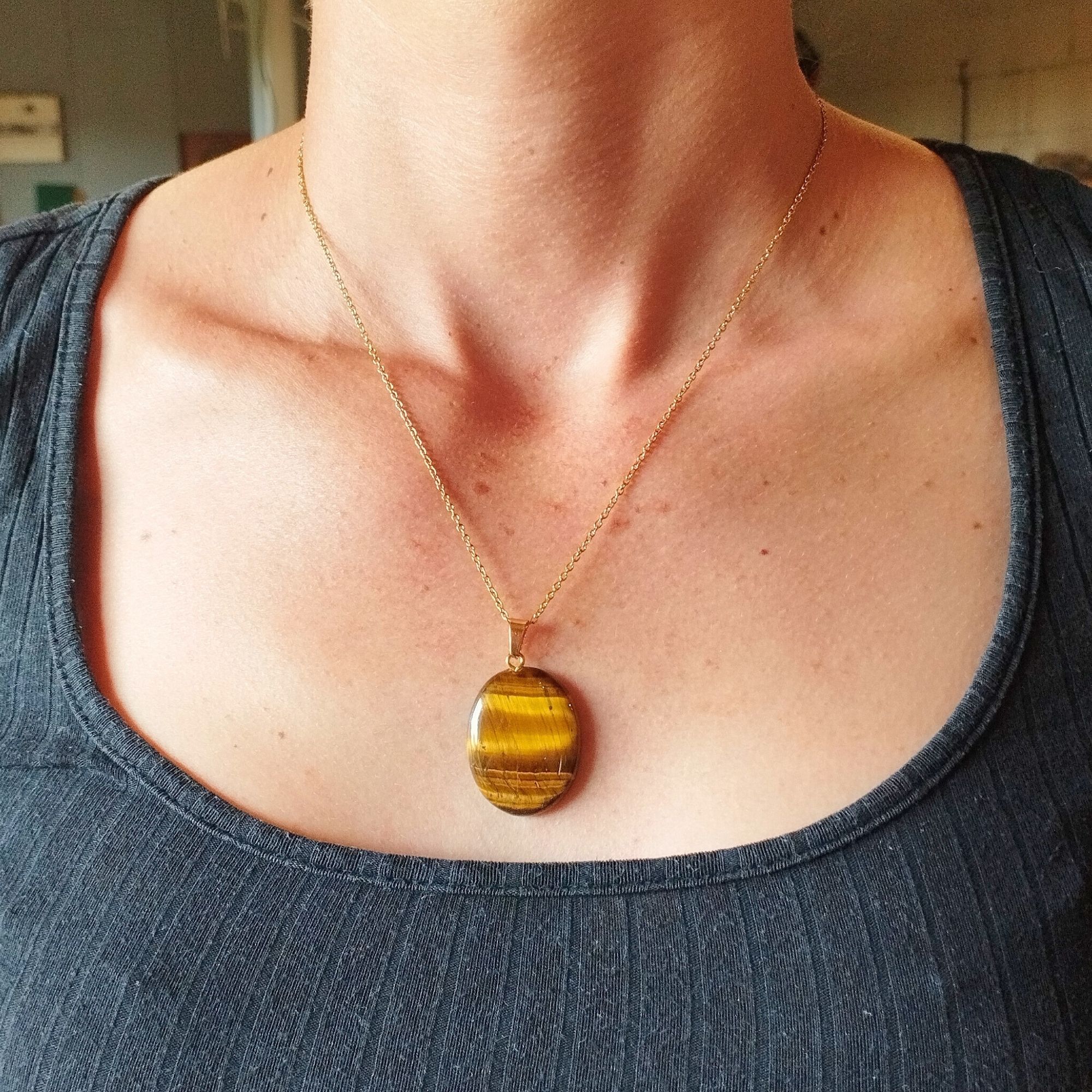 Pendentif Oeil de tigre