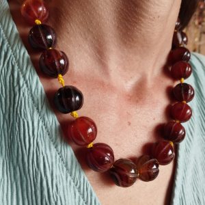 Collier Cornaline 18 mm