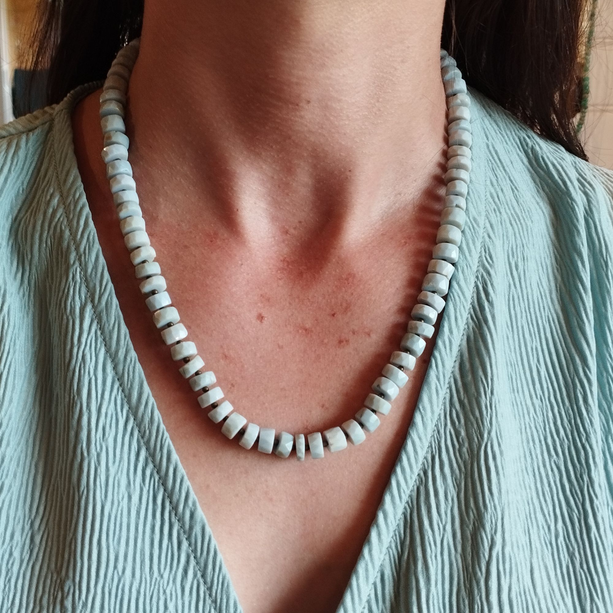 collier opale bleue – Image 3
