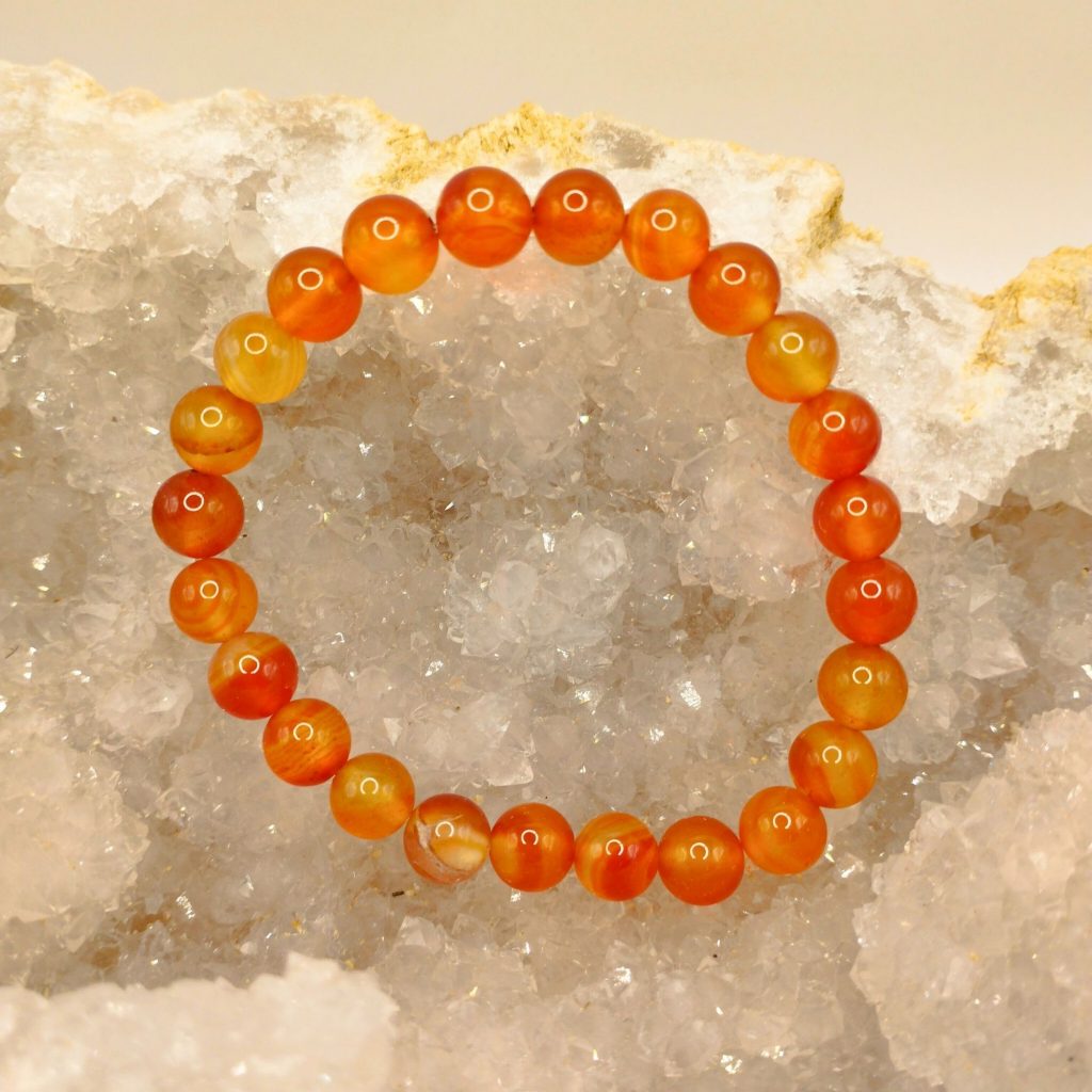 bracelet cornaline