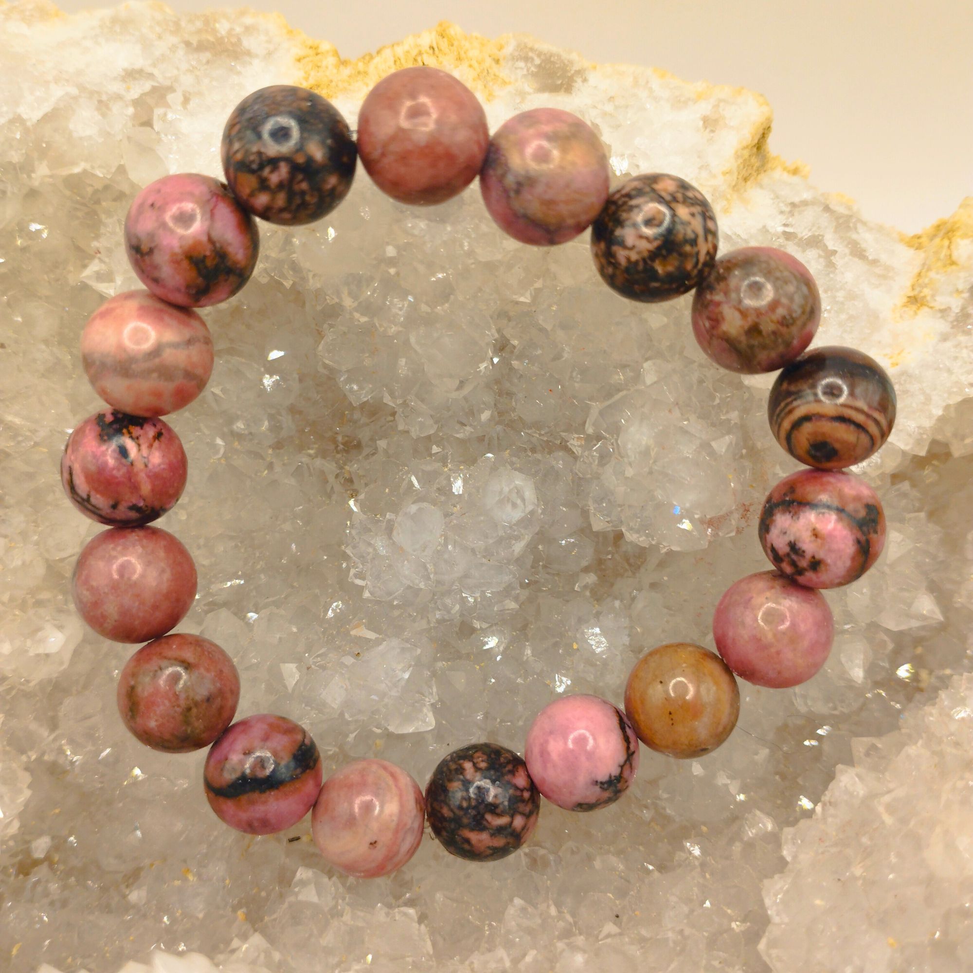 bracelet rhodonite
