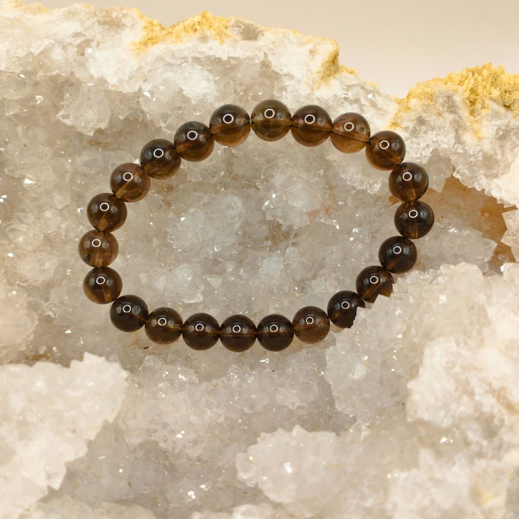 bracelet quartz fumé