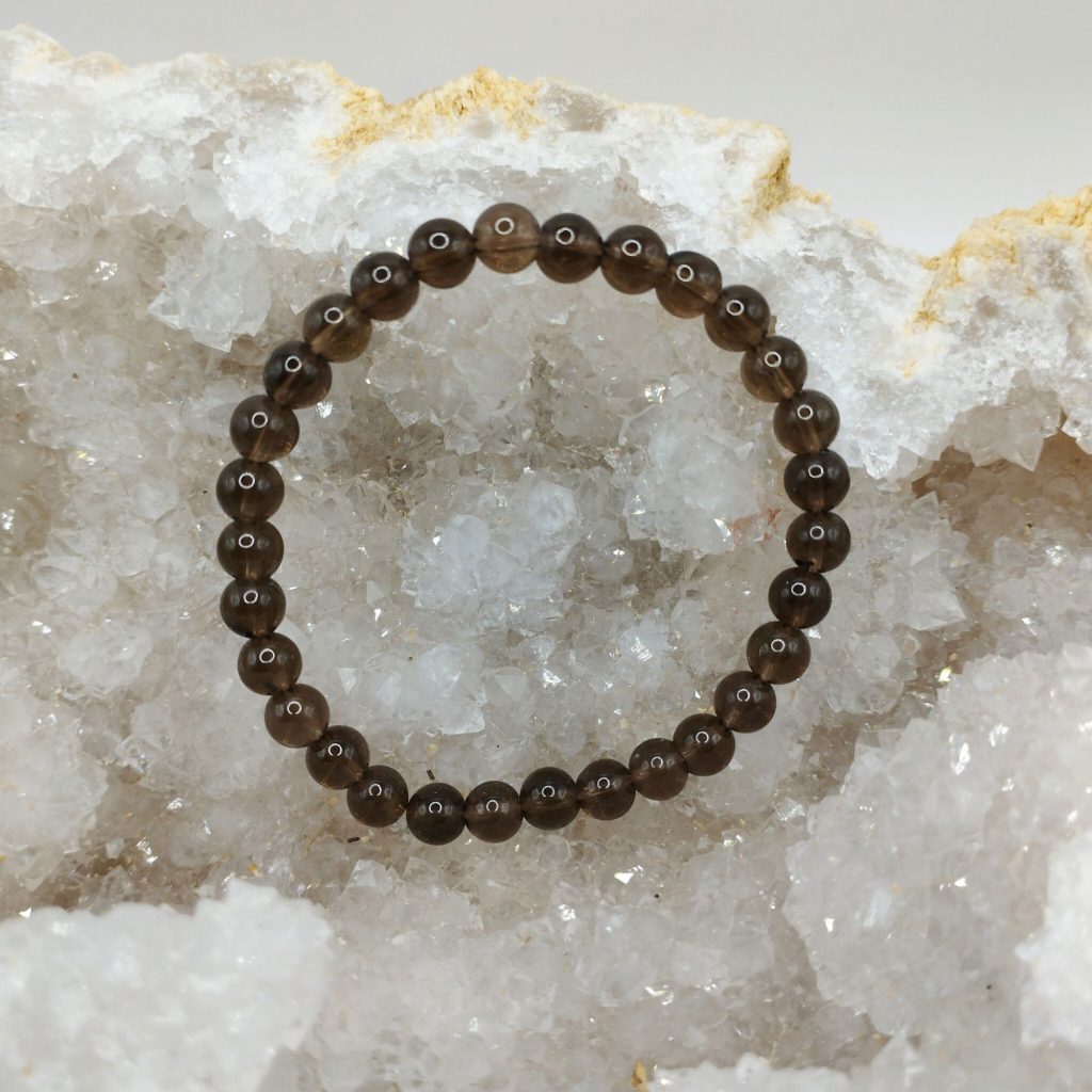 bracelet quartz fumé