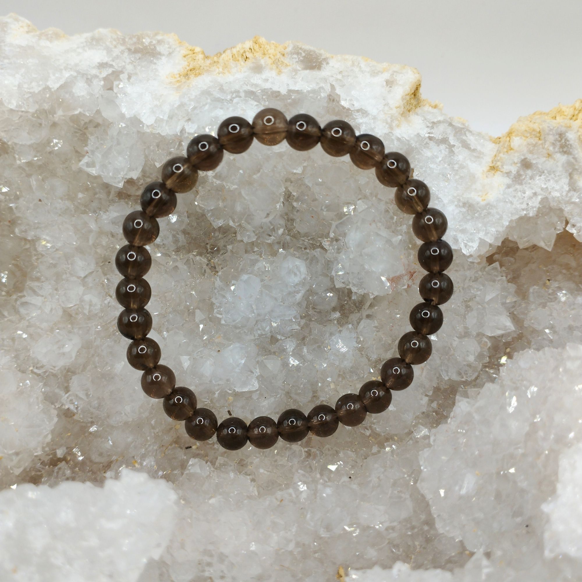 bracelet quartz fumé
