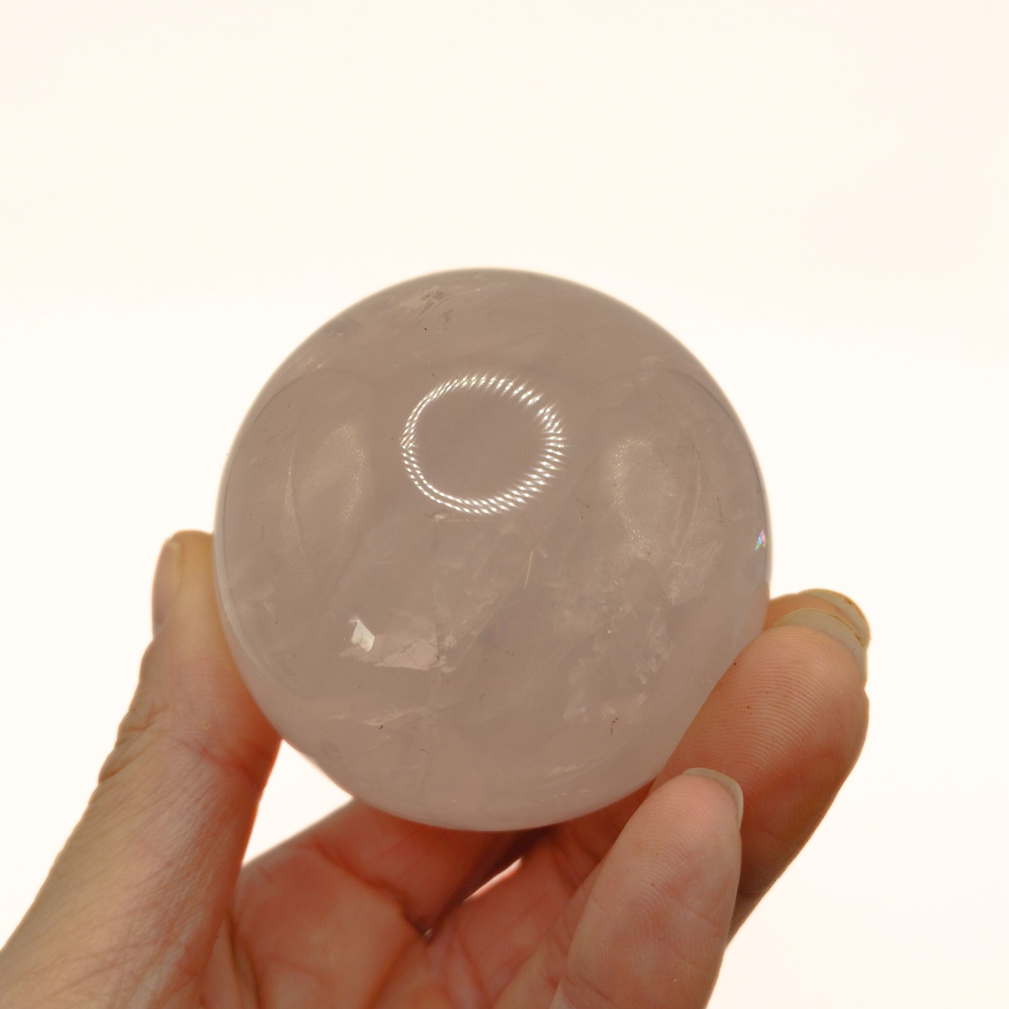 sphère de quartz rose