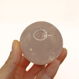 sphère de quartz rose