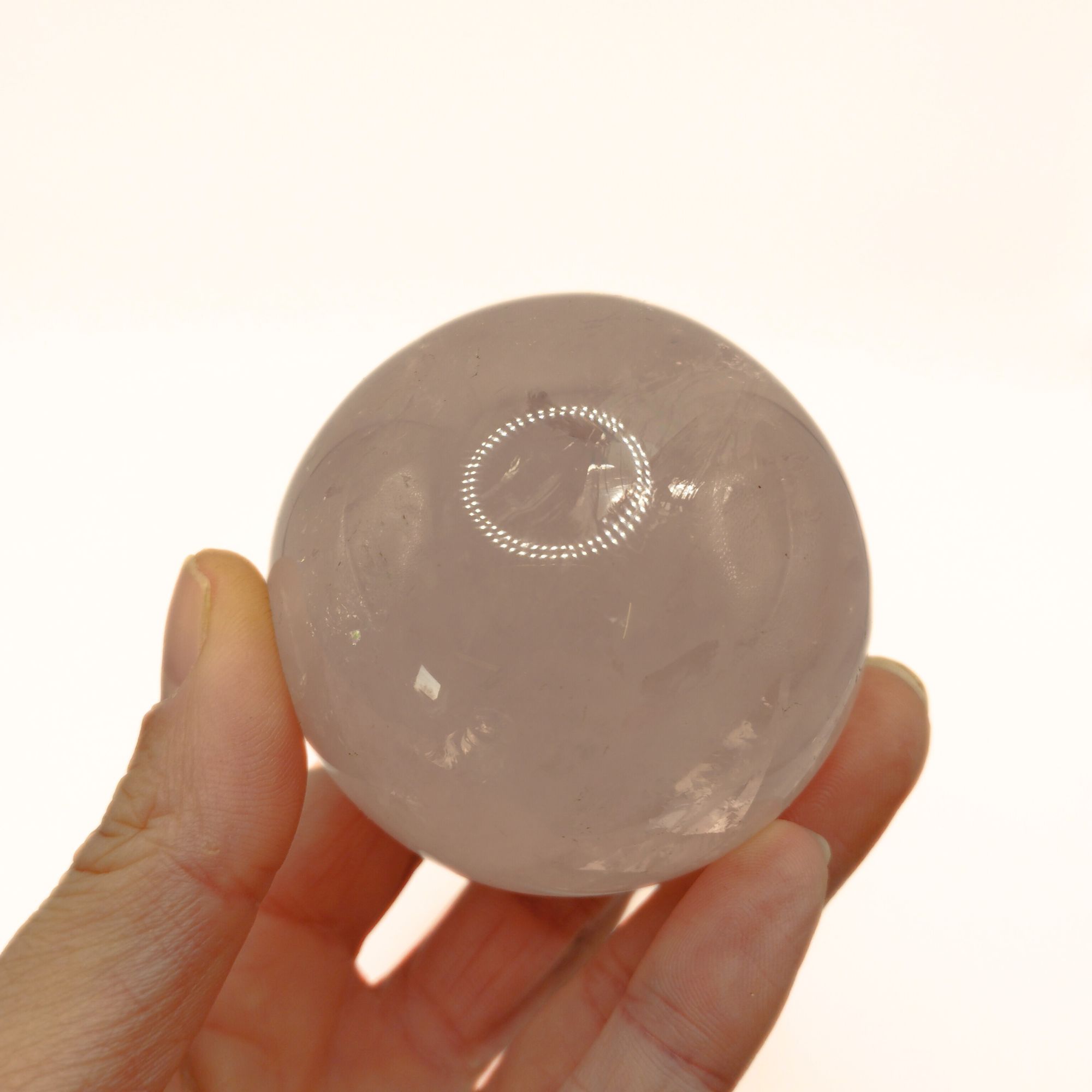 sphère de quartz rose