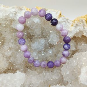 bracelet lépidolite