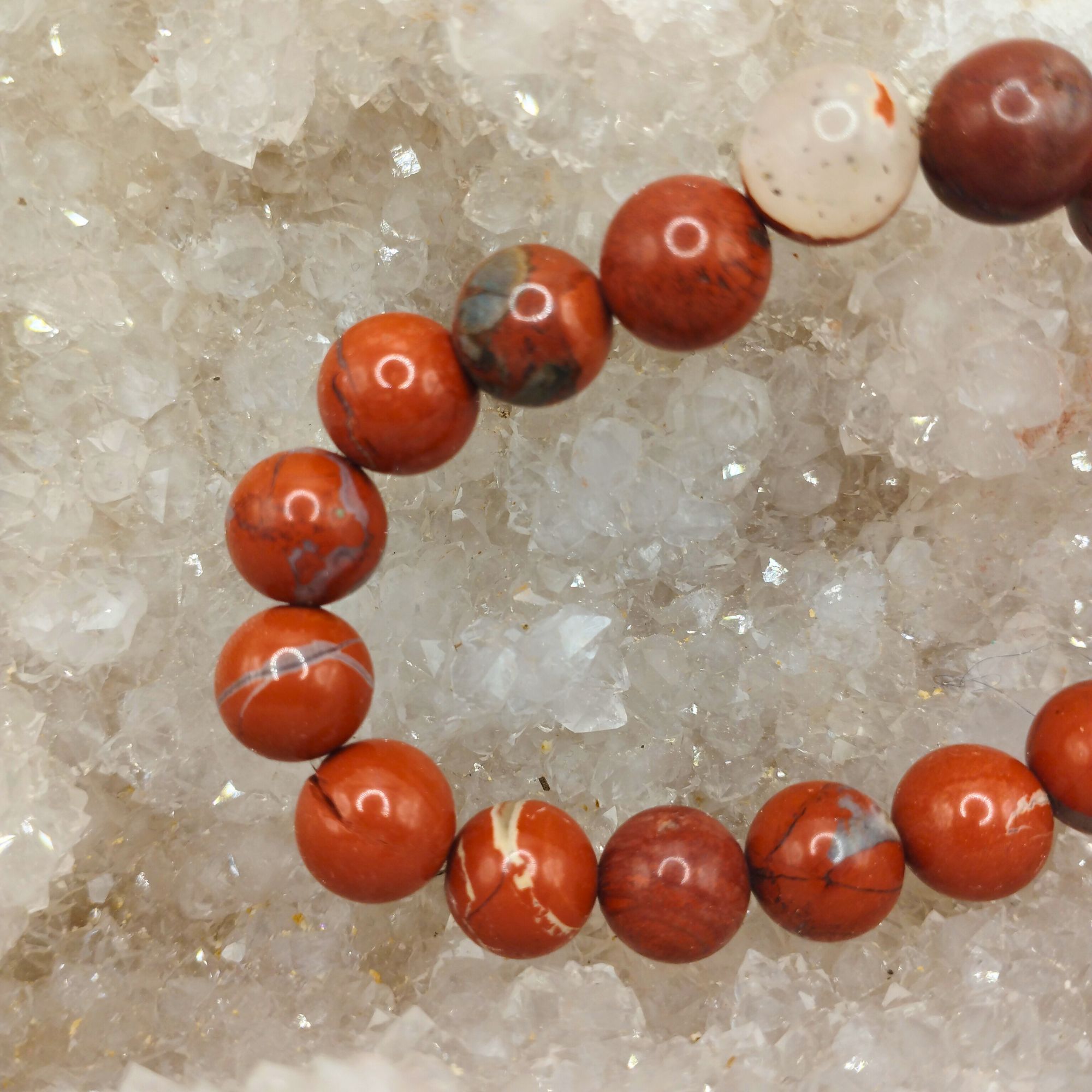 bracelet Jaspe rouge