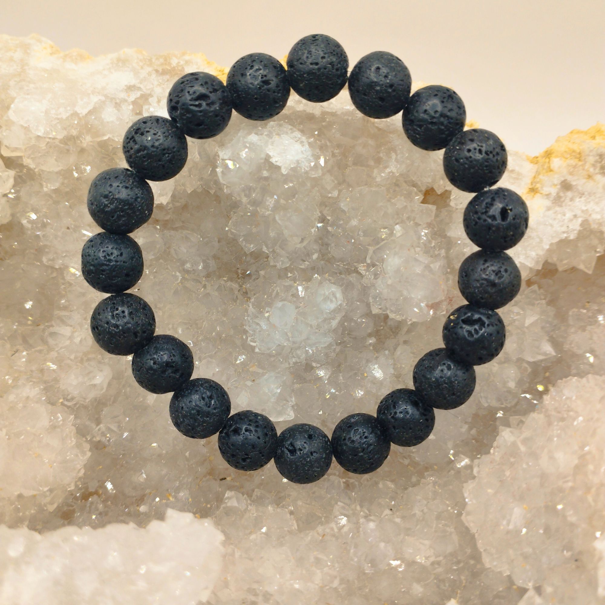 bracelet pierre de lave