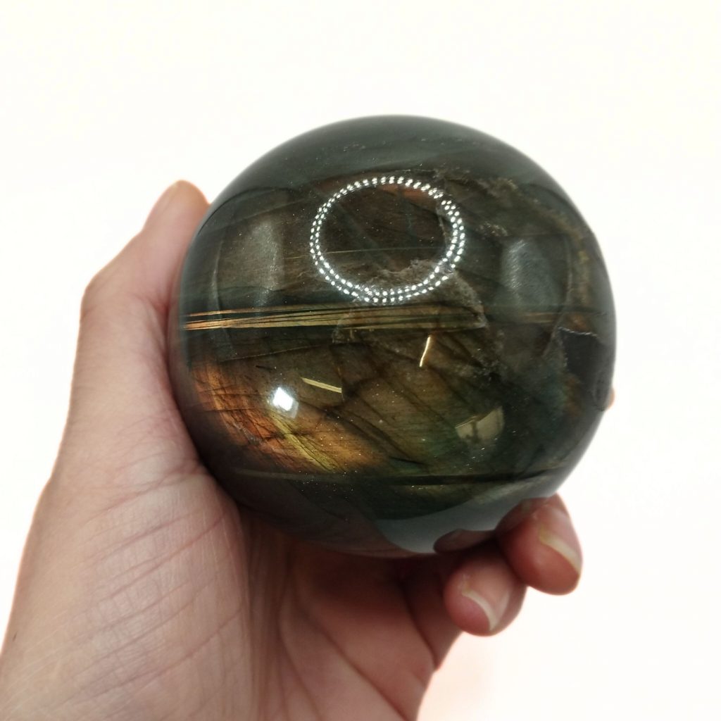 sphère de labradorite