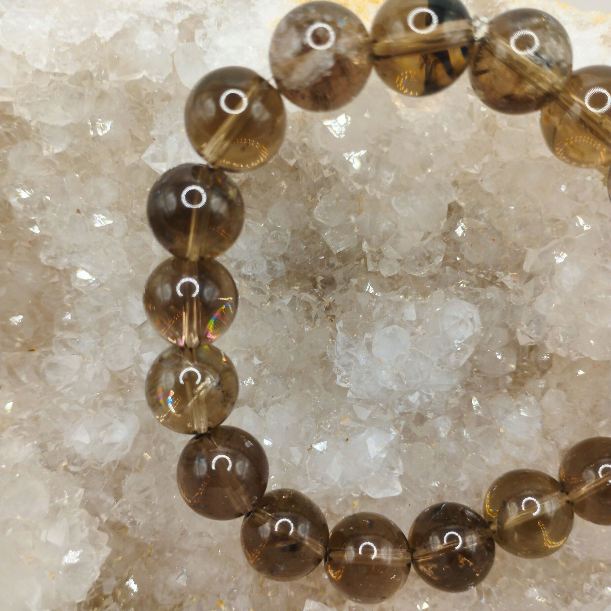 bracelet quartz fumé