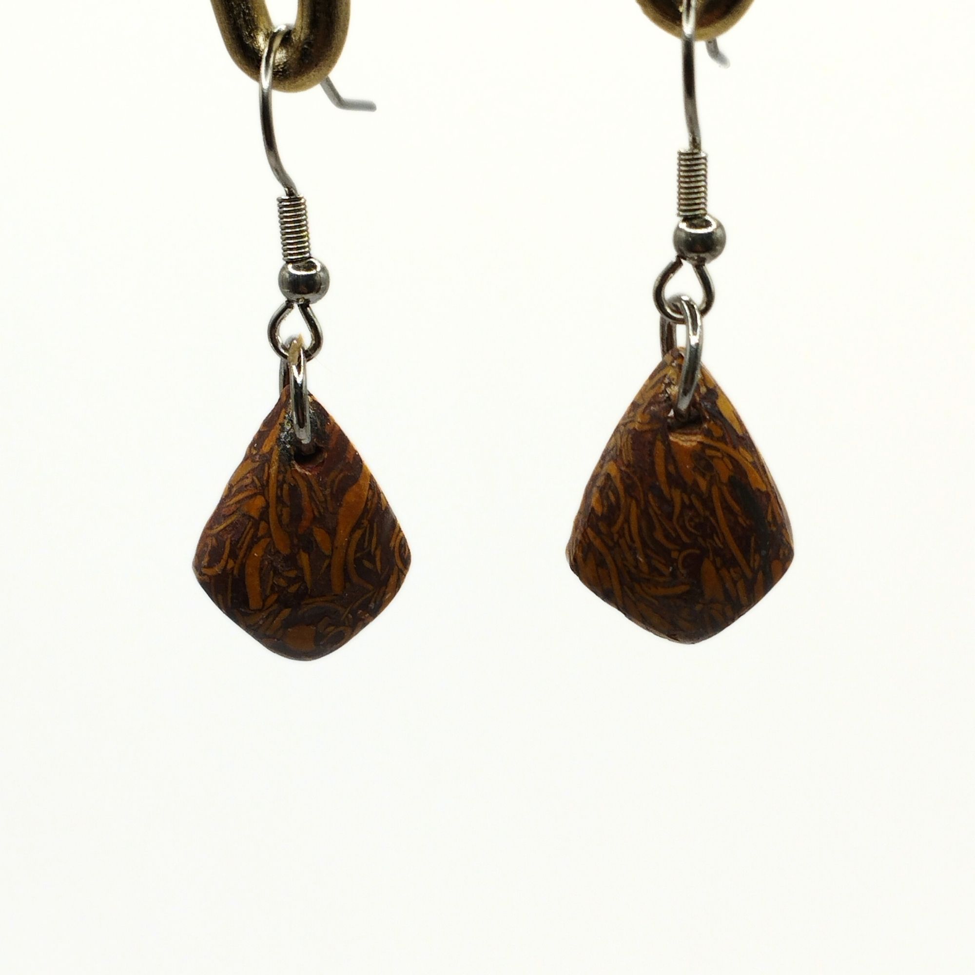 boucles d'oreilles en jaspe mariam
