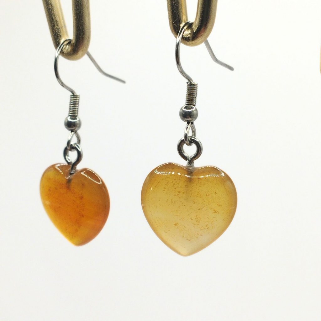 boucles d'oreilles en cornaline