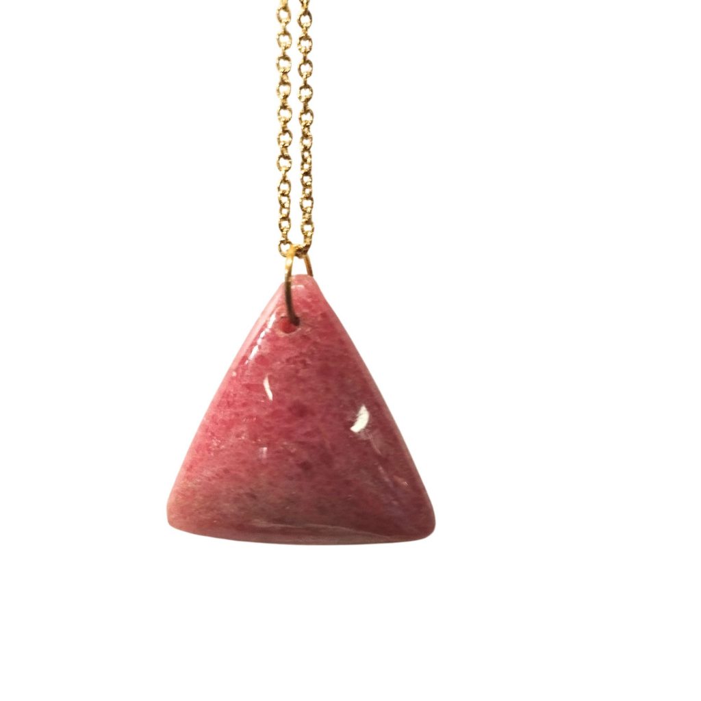 pendentif rhodonite