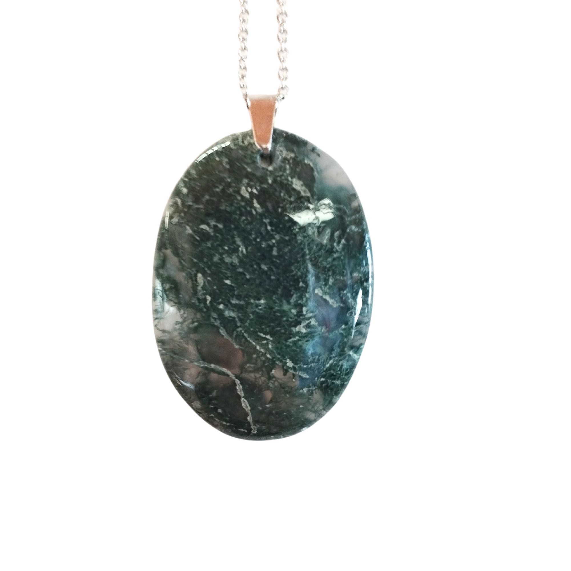 pendentif agate mousse