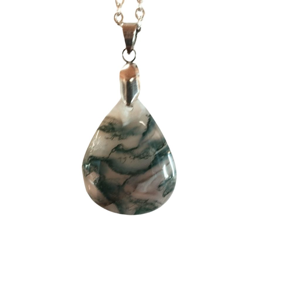 pendentif agate mousse