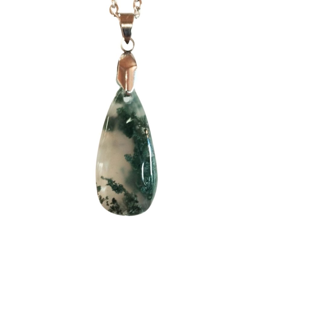 pendentif agate mousse