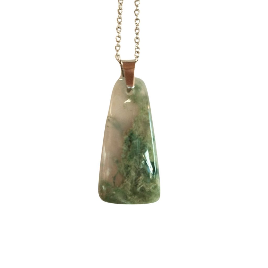 pendentif agate mousse