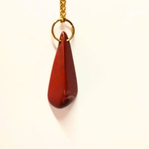 pendentif jaspe rouge