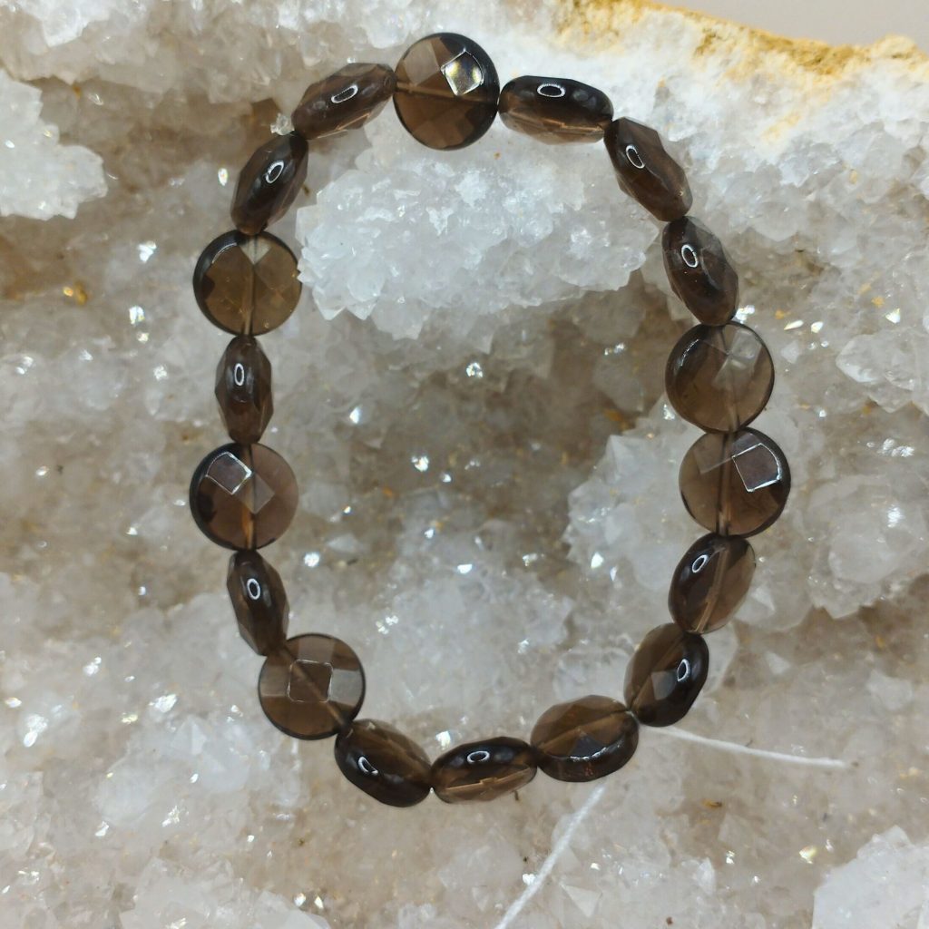bracelet quartz fumé
