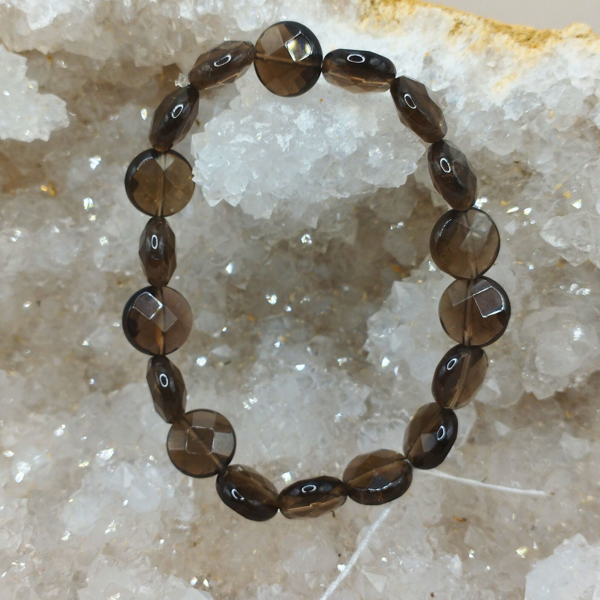 bracelet quartz fumé