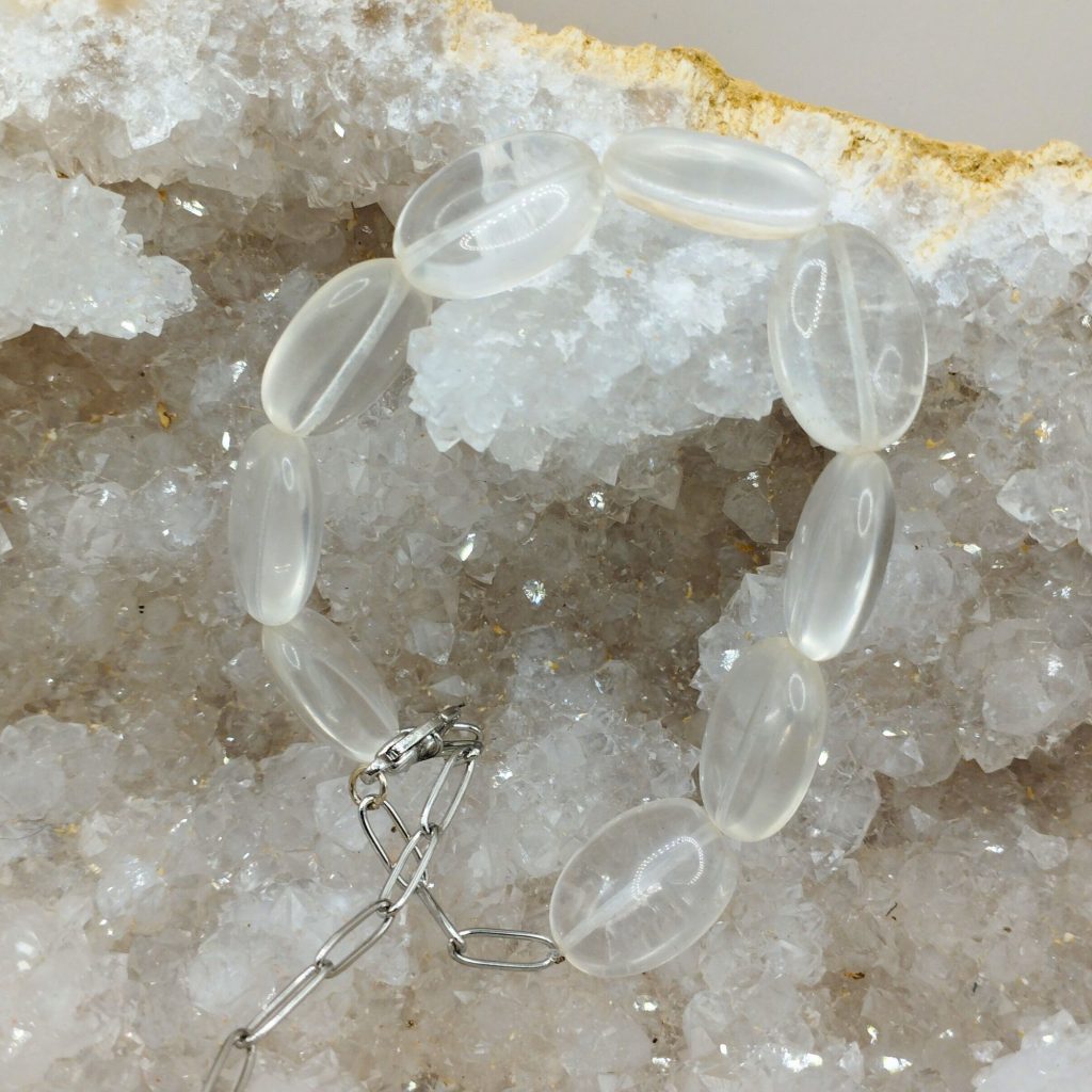 cristal de roche bracelet