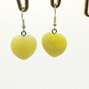 boucles d'oreilles en jade de Chine