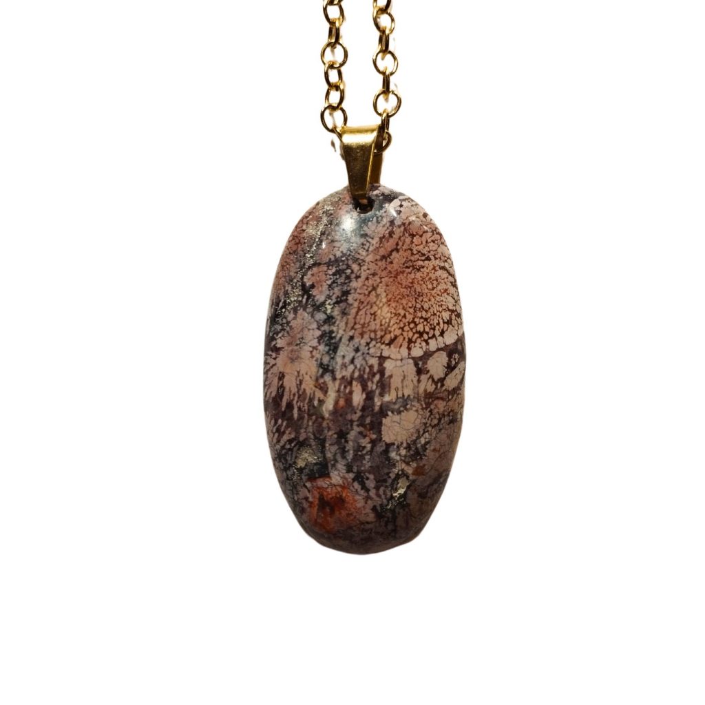 pendentif jaspe paysage