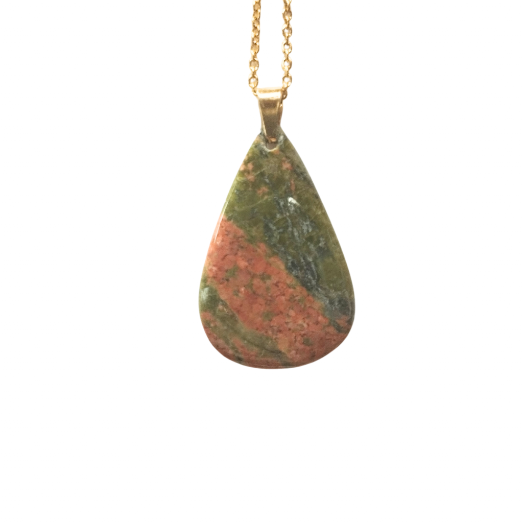 pendentif unakite