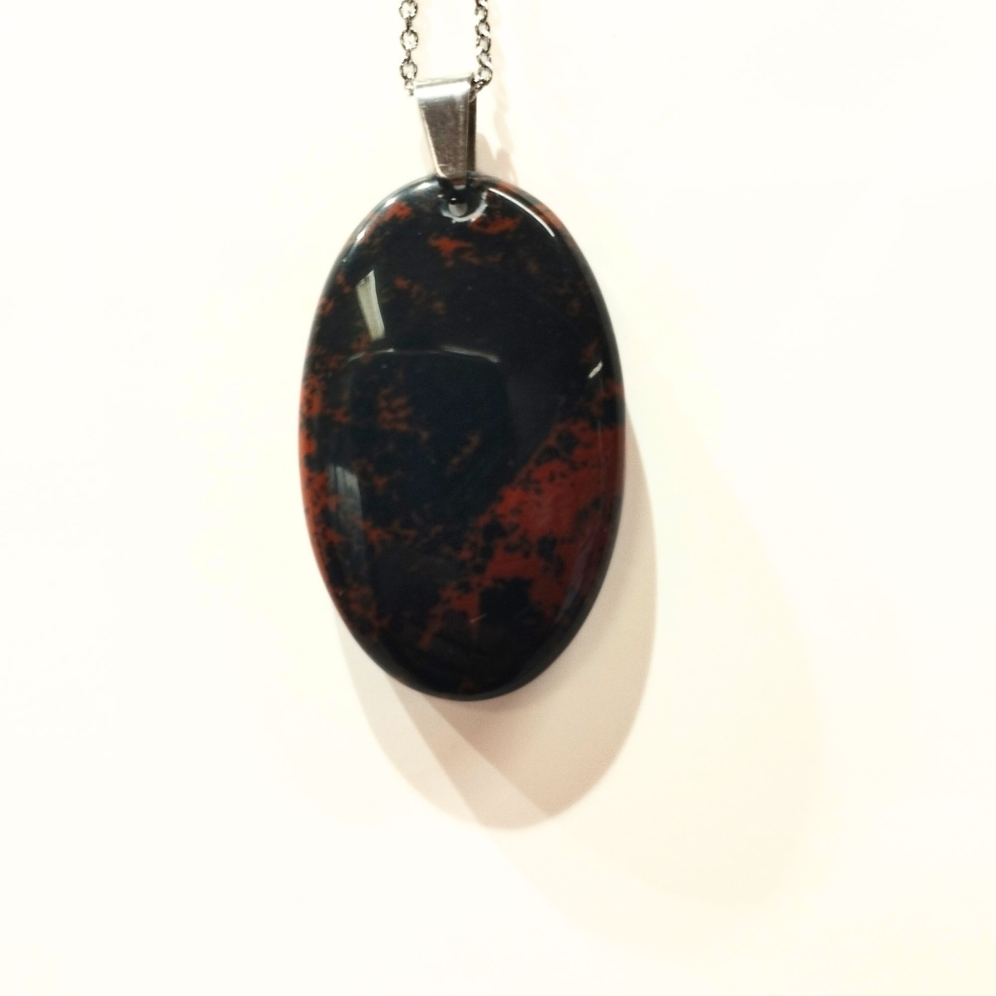 pendentif Obsidienne acajou (fauve)