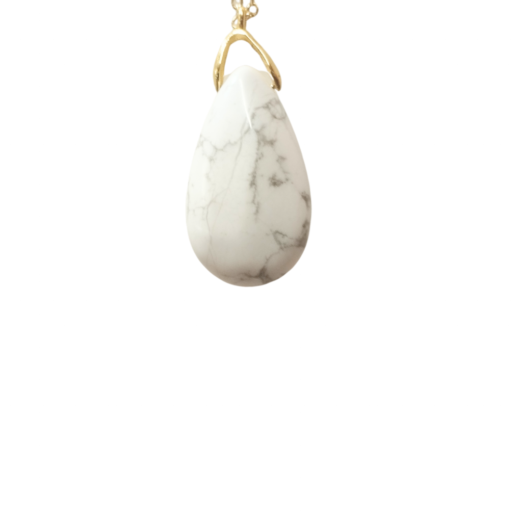pendentif howlite