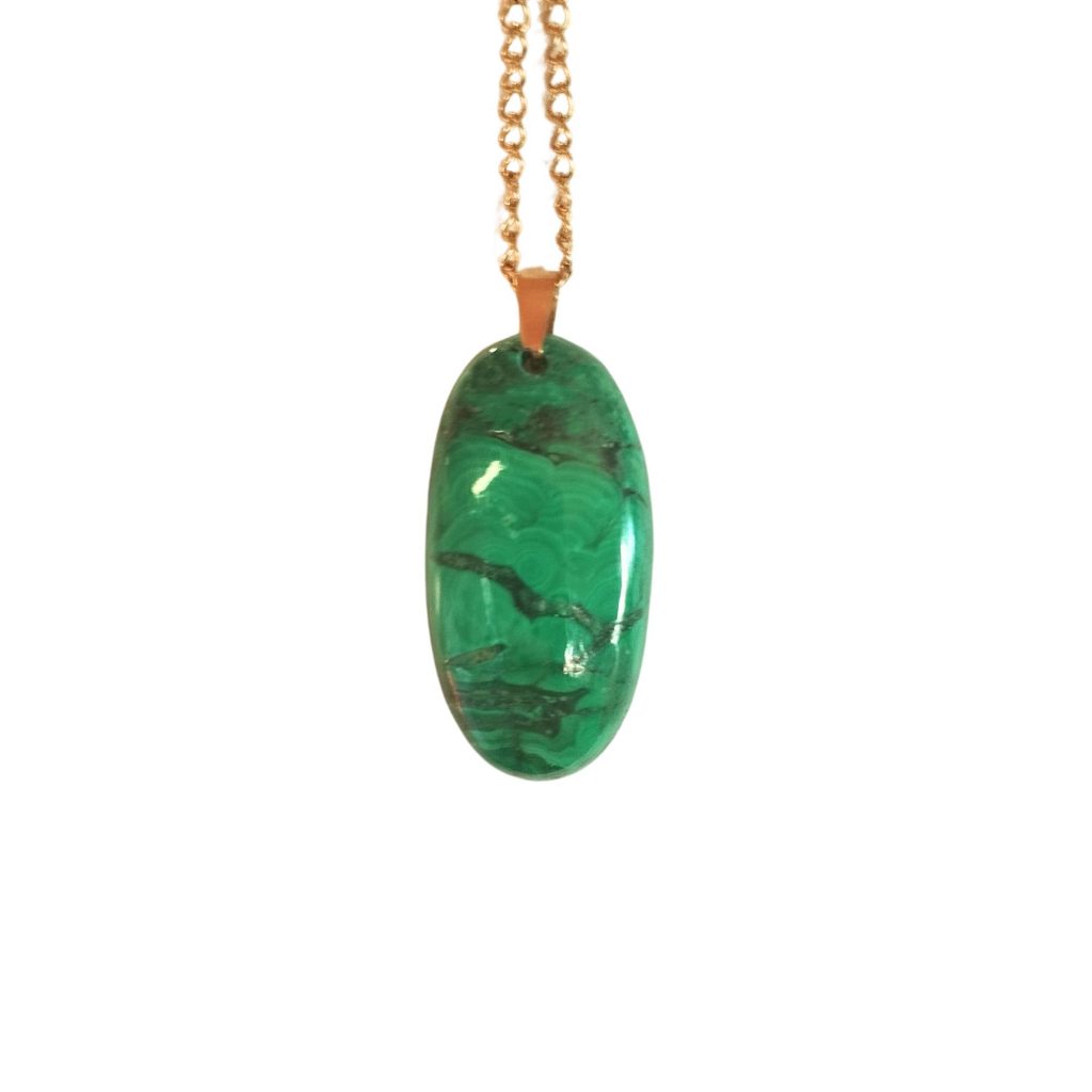 pendentif malachite