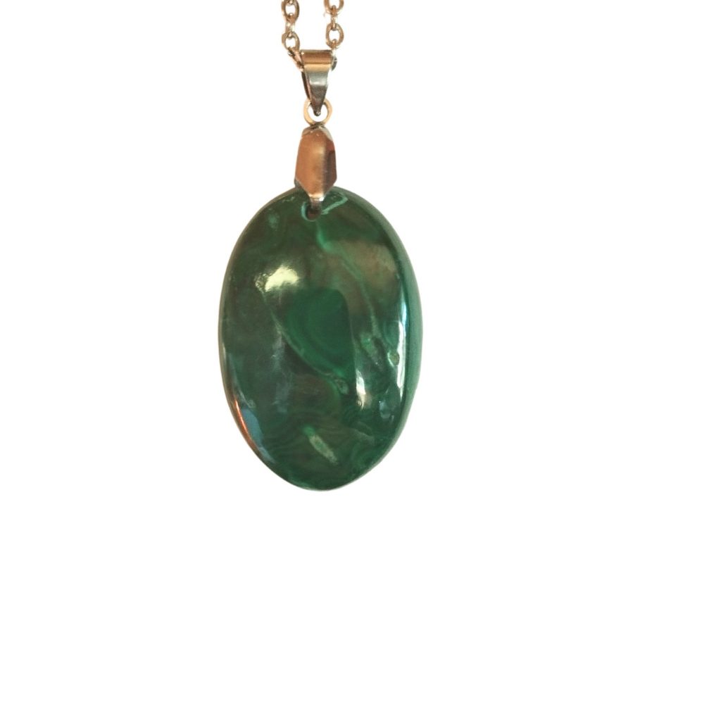 pendentif malachite
