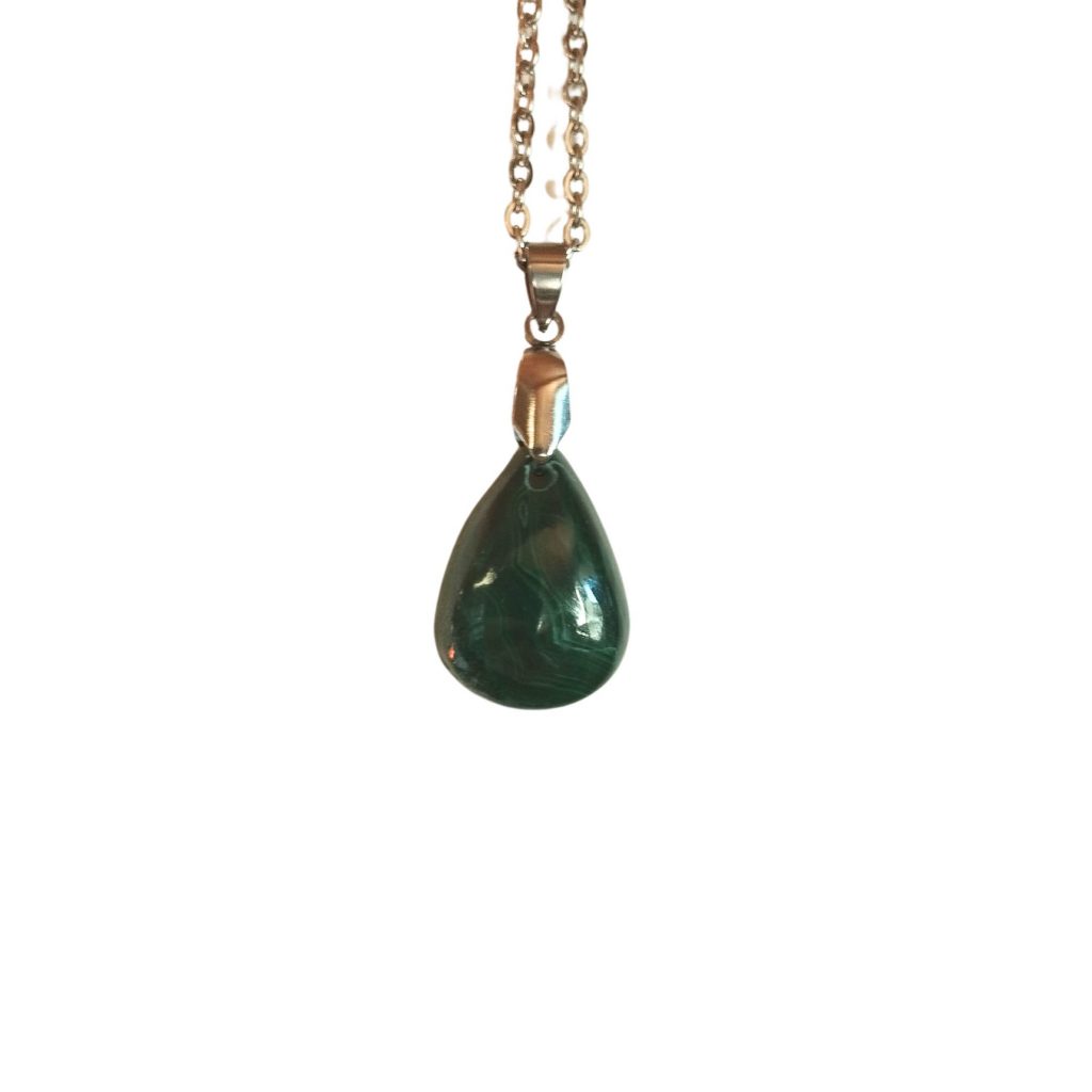 pendentif malachite